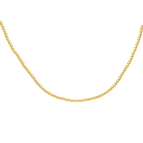 14K Gold 3mm Bead Chain