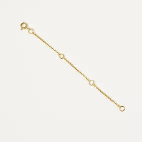 14k Gold Vermeil 3 Extension Chain