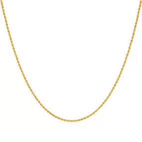 22K Yellow Gold 3mm Rope Chain (71.8gm)