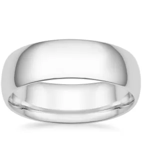 7mm Men's Comfort Fit Wedding Band Rings - NM28