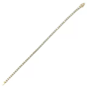 AFJ Diamond Collection - Diamond Tennis Bracelet, 18k Yellow Gold