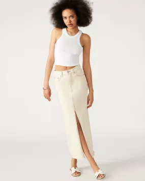 AVANI DENIM SKIRT IVORY