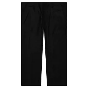 Corded Trouser Pant - Black