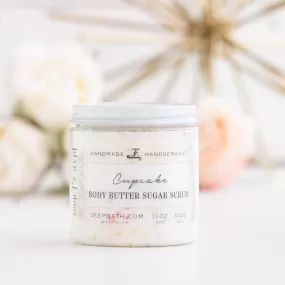 Cupcake Body Butter Sugar Scrub