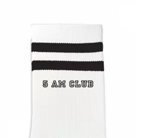 Custom Design Striped Crew Socks - Large