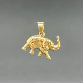 Estate 14K Y Gold Elephant Pendant