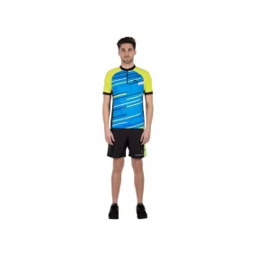 Firefox Half Sleeve Cycling Jersey - Blue/Neon Green