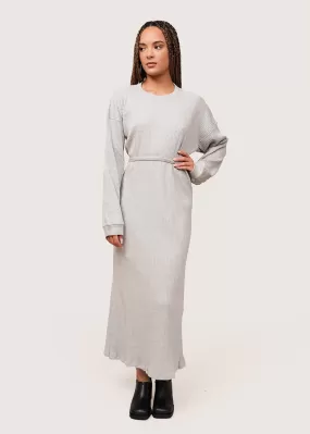 Grey Shaw Long Sleeve Kaftan