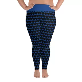 HEART PRINT All-Over Print Plus Size Leggings