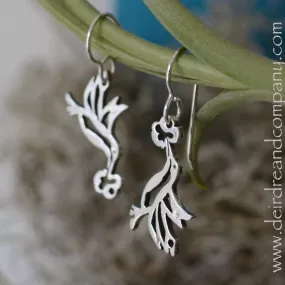 Hummingbird Earrings in Sterling Silver