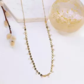 Lily - Pearl and Gold Necklace