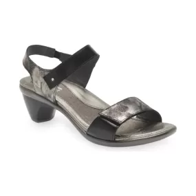 Naot Women's Extant Heel Sandal - Metallic Onyx/Black