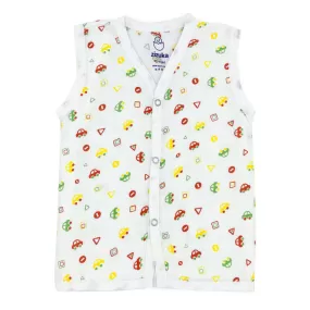 Organic Cotton Muslin Jabla - Traffic Signal