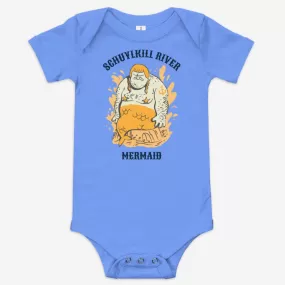 "Schuylkill River Mermaid" Baby Onesie