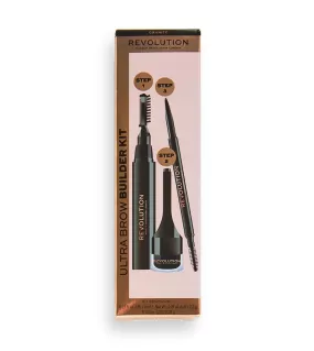 Revolution - Kit de cejas Ultra Brow Builder Kit - Granite