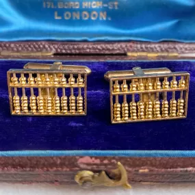 Vintage Abacus Cufflinks