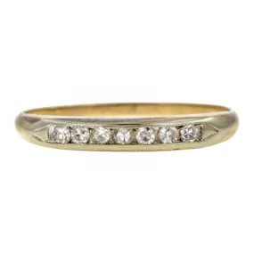 Vintage Diamond Wedding Band