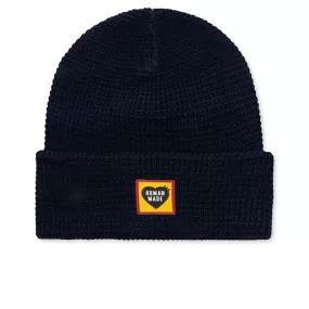 Waffle Beanie - Navy