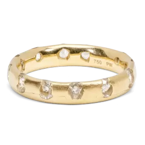 White Celeste Ring - Size 6.5 - 8581