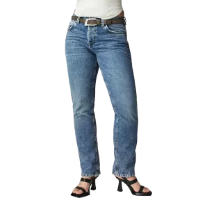 Women's CRVY Siren Low-Rise Straight Jeans