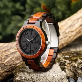 Wooden Viking Watch DARK OAK